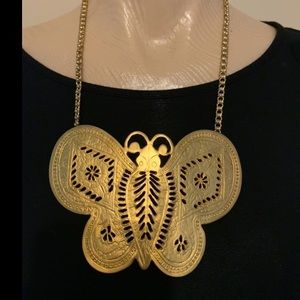 Kenneth Jay Lane Butterfly Necklace